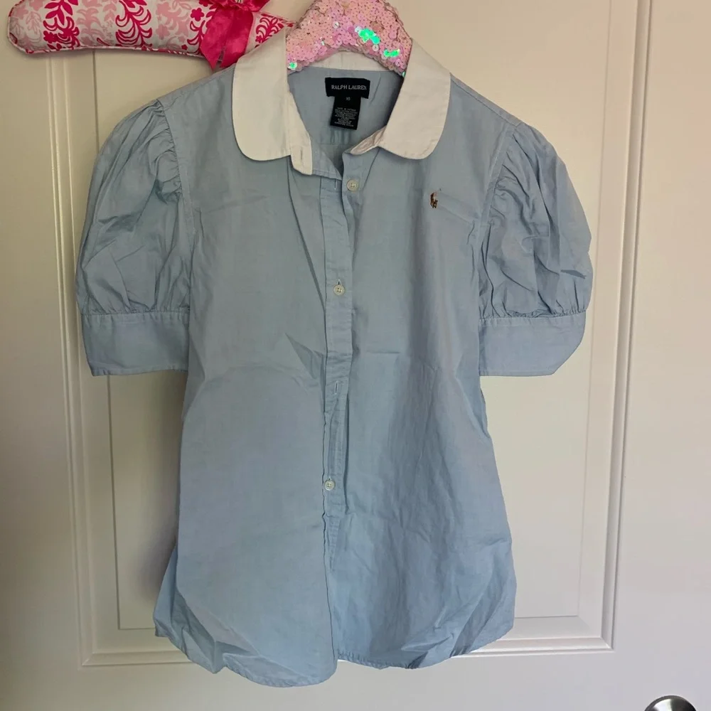 Ralph Lauren Peter Pan Button Down XS